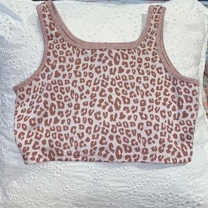 Pink Leopard top